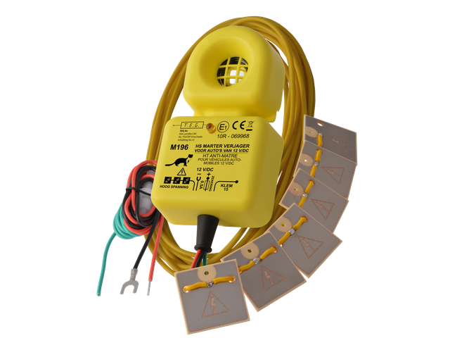 M196 Hoogspanning + Ultrasoon marterverjager - Klik voor meer afbeeldingen